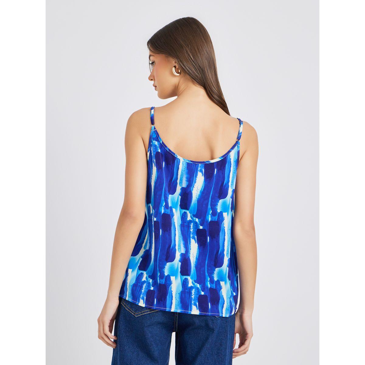Styli Printed Strappy Pleated Top-women-clothing-shirtsandblouses-blouses-image-5