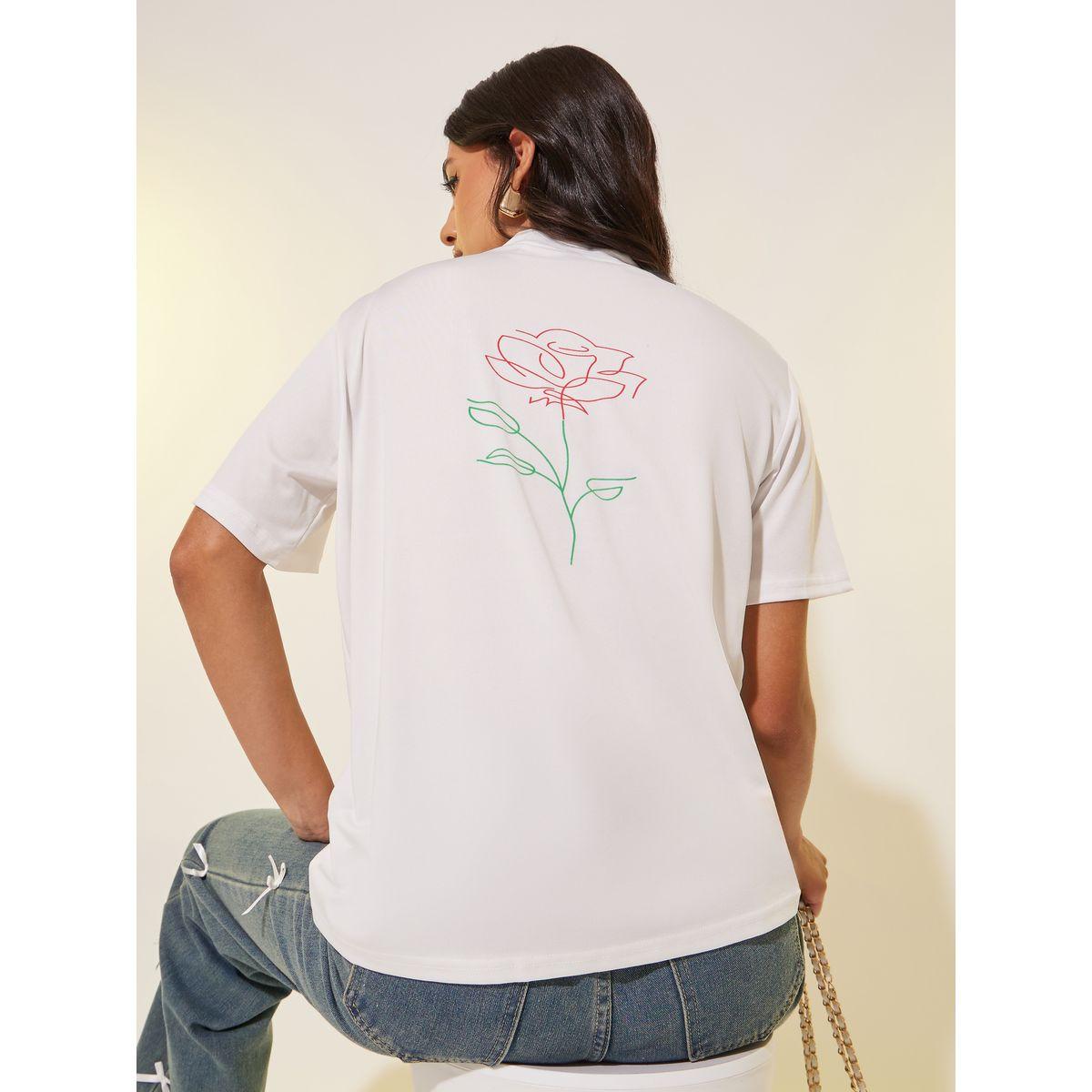 Styli Graphic Print Round Neck T-Shirt-women-clothing-tshirts-image-1