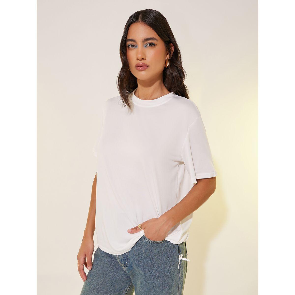 تيشيرت بياقة دائرية وطبعة جرافيك-women-clothing-tshirts-image-3
