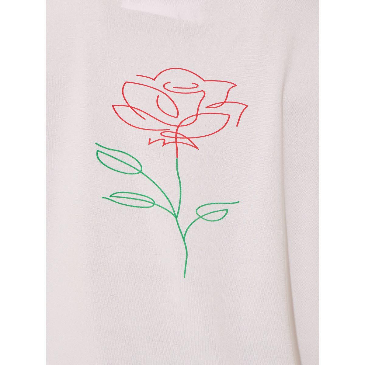 تيشيرت بياقة دائرية وطبعة جرافيك-women-clothing-tshirts-image-5