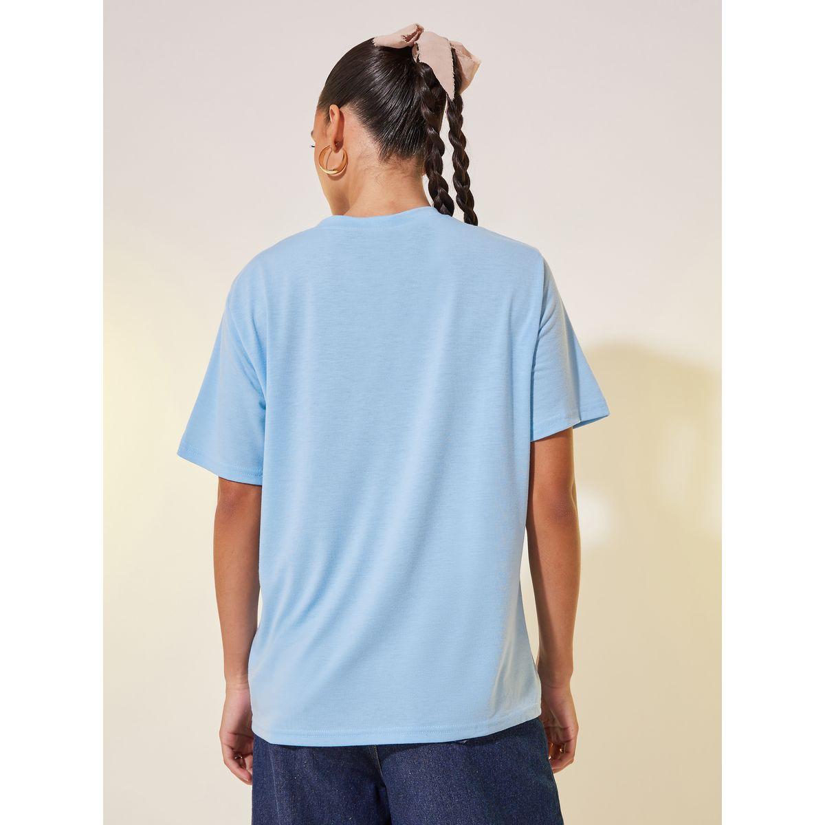 تيشيرت بياقة دائرية وتفاصيل مُطرّزة-women-clothing-tshirts-image-5