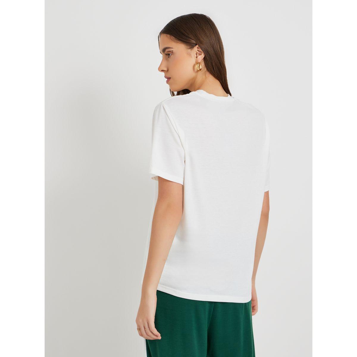 Styli Embroidered Round Neck Short Sleeve T-Shirt-women-clothing-tshirts-image-5