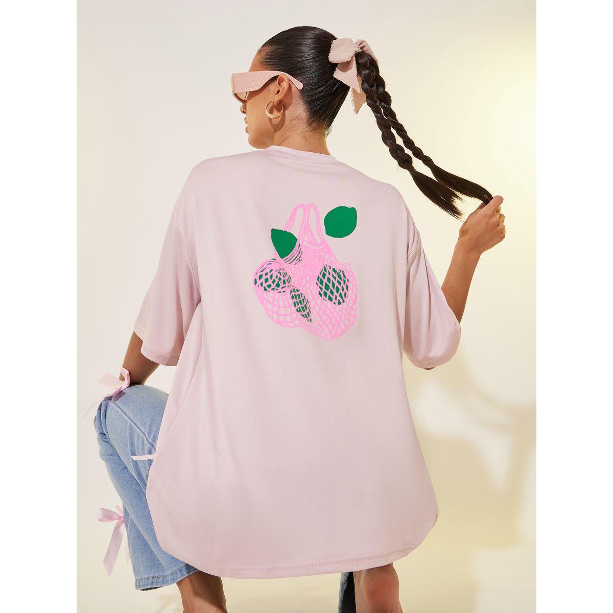 Styli Graphic Print Round Neck T-Shirt-women-clothing-tshirts-image-1