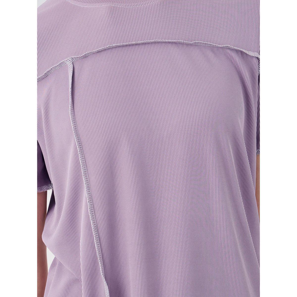 تيشيرت بياقة دائرية وأكمام قصيرة-women-clothing-tshirts-image-4