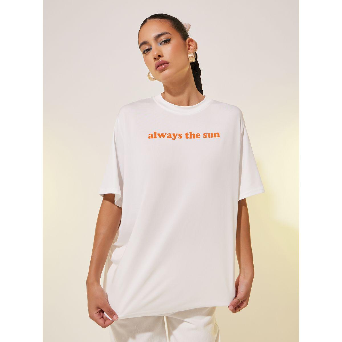 Styli Slogan Print Round Neck T-Shirt-women-clothing-tshirts-image-3