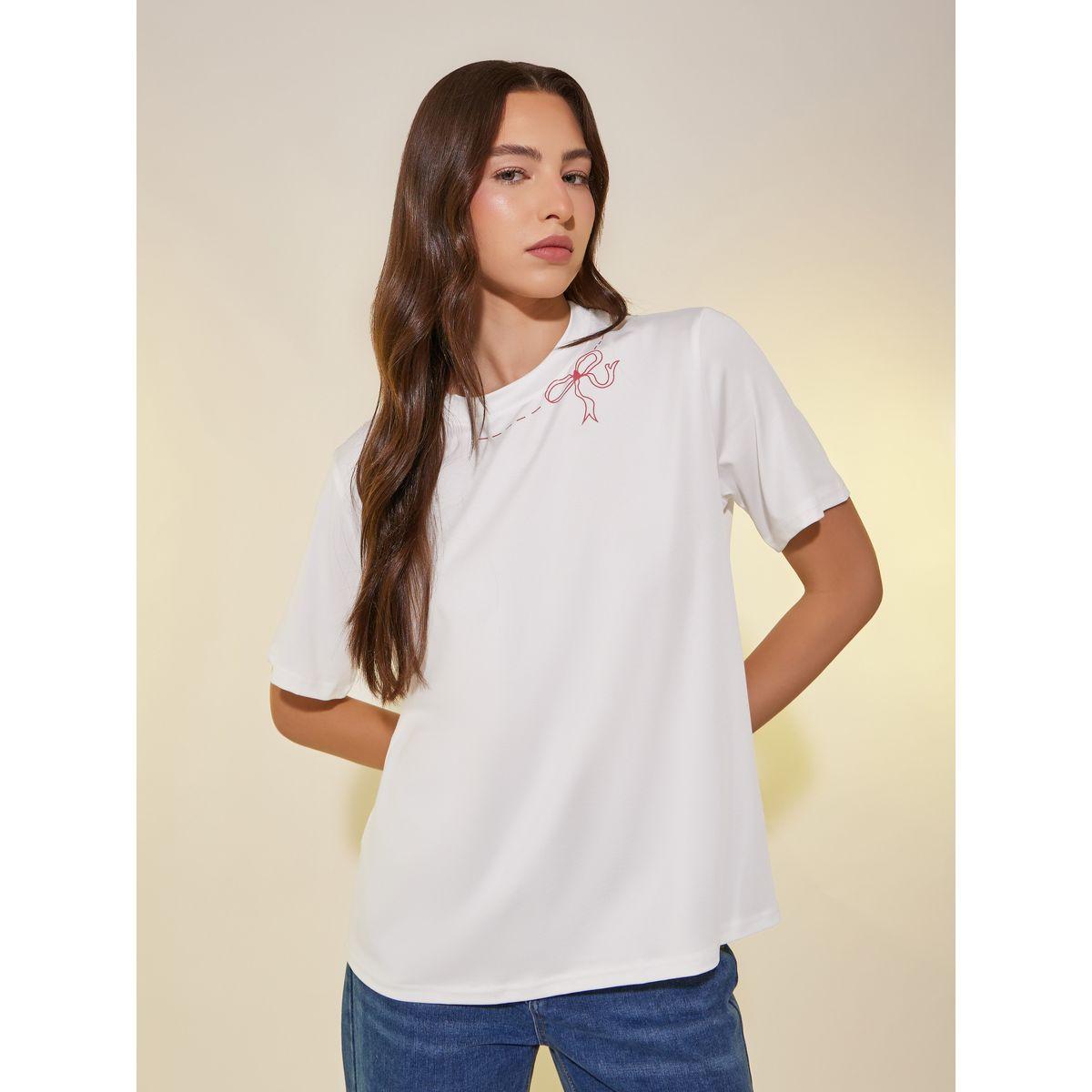 Styli Graphic Print Short Sleeve T-Shirt-women-clothing-tshirts-image-2