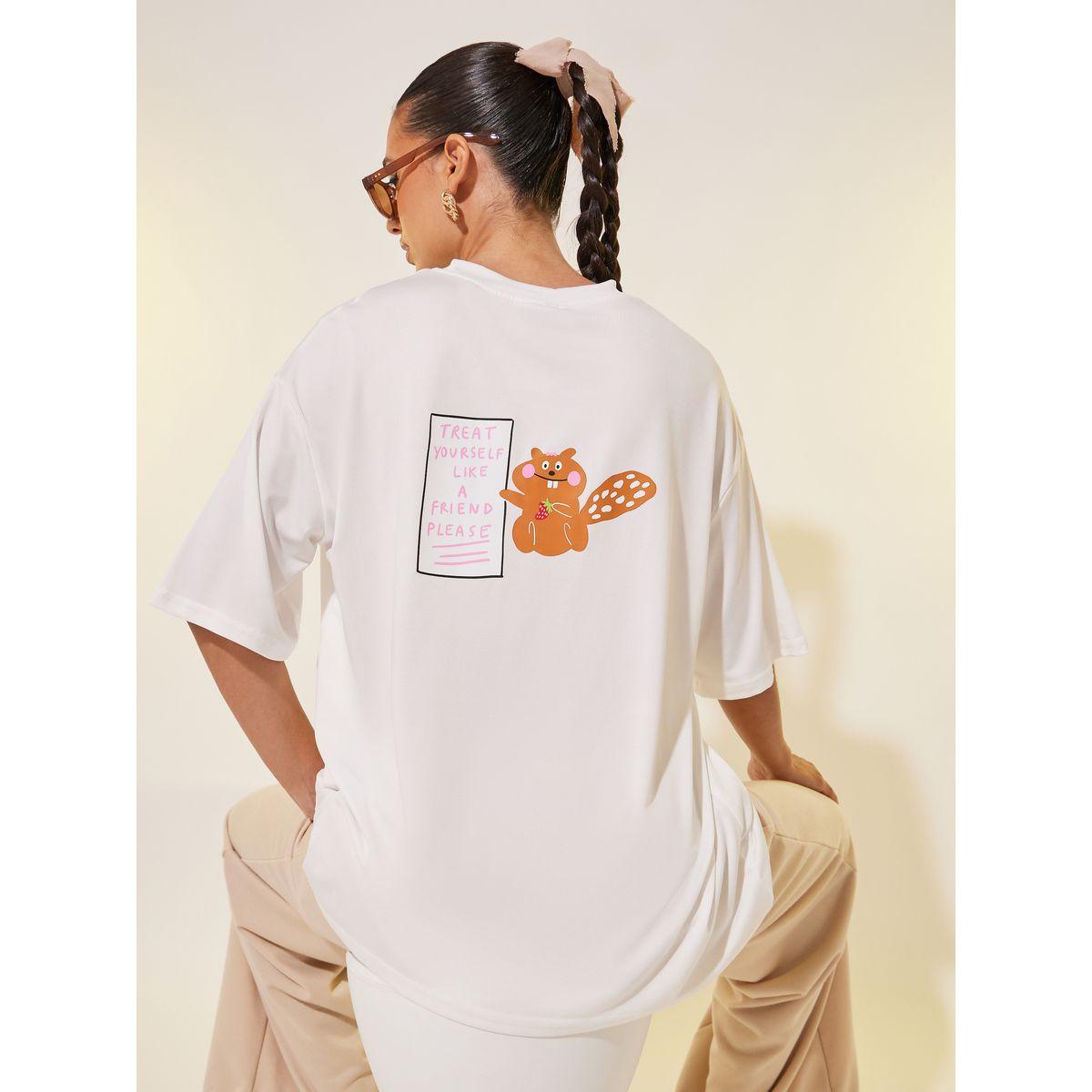 Styli Graphic Print Round Neck T-Shirt-women-clothing-tshirts-image-1