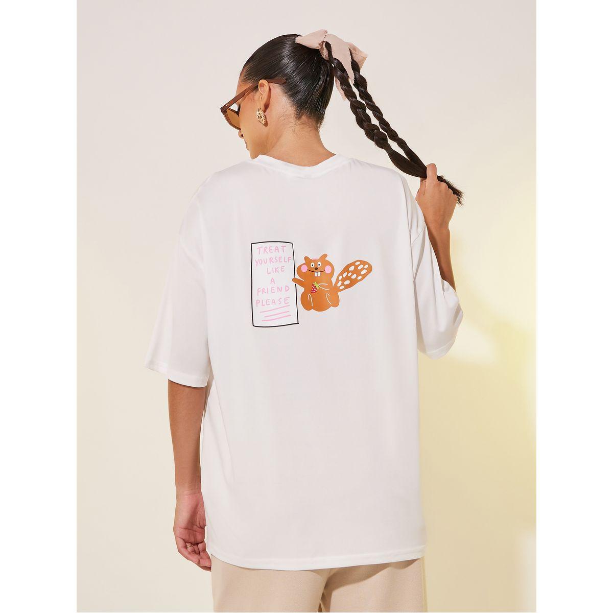 Styli Graphic Print Round Neck T-Shirt-women-clothing-tshirts-image-5