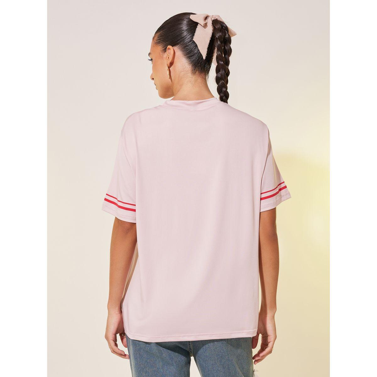 Styli Slogan Print Round Neck T-Shirt-women-clothing-tshirts-image-5