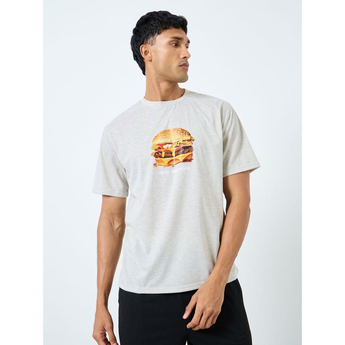 Styli Graphic Print T-Shirt and Solid Shorts Set-men-clothing-nightwear-sets-image-2