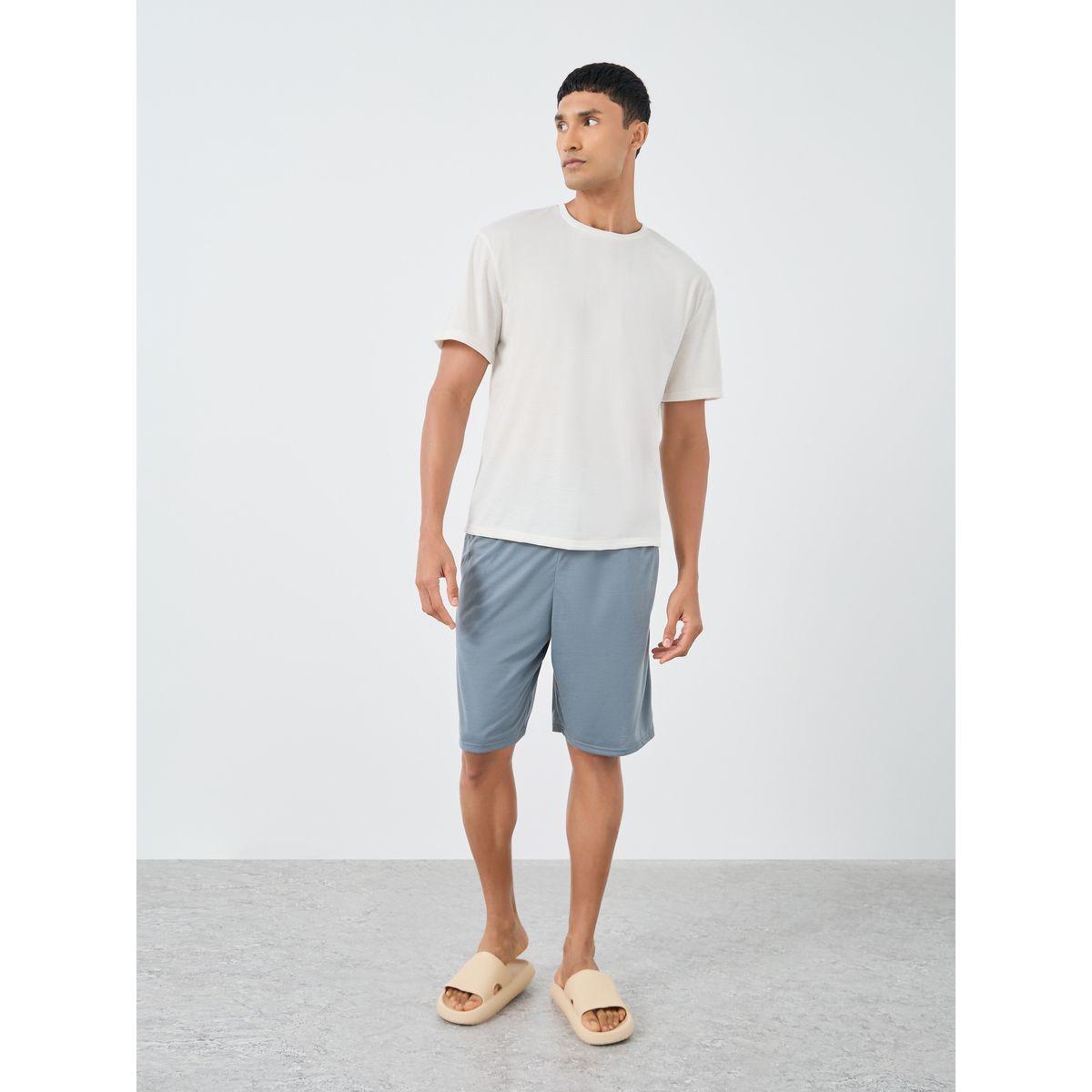Styli Back Graphic Print T-Shirt and Shorts Set-men-clothing-nightwear-sets-image-3