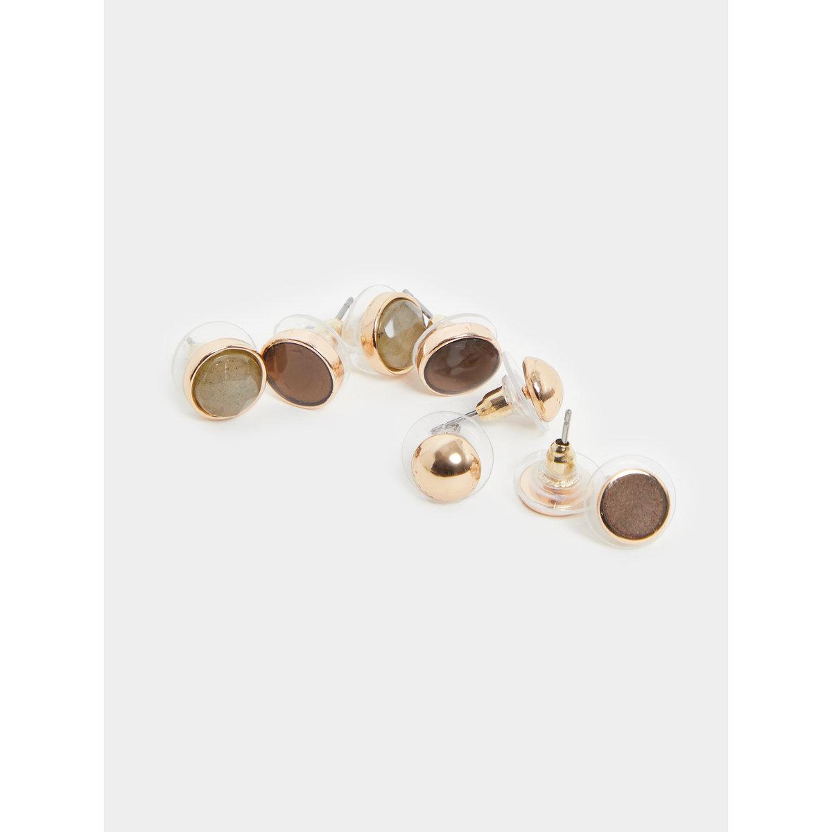 Styli Set of 4 - Assorted Stud Earrings-women-watchesandjewellery-jewellery-earrings-image-2