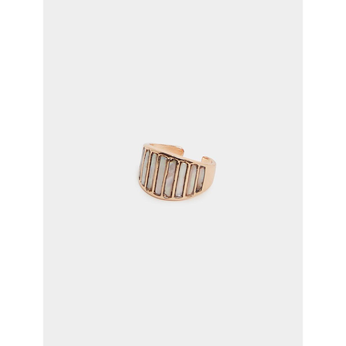 Styli Women Gold Textured Cuff Ring-women-watchesandjewellery-jewellery-rings-image-1