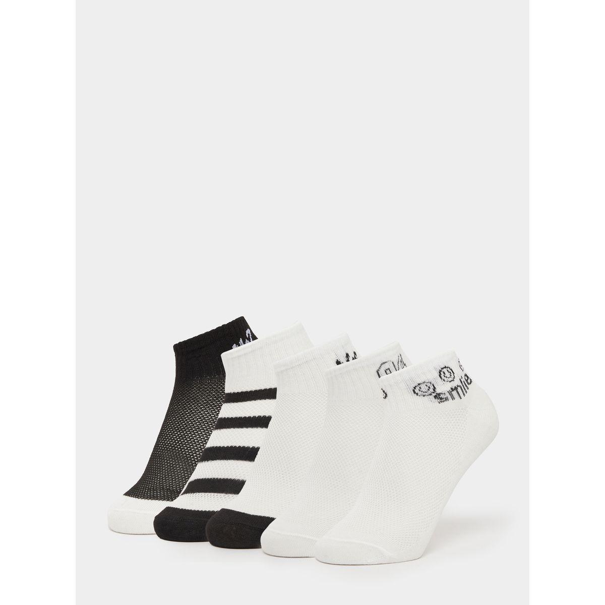 Styli Set of 5 - Printed Ankle Socks-women-socksandstockings-image-1