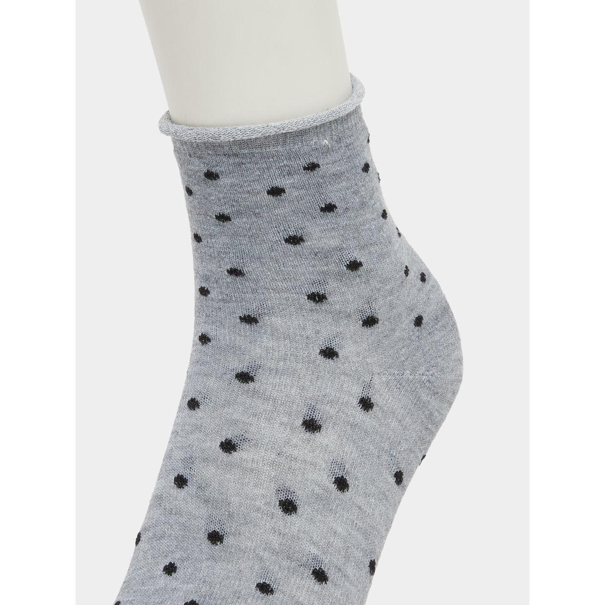مجموعة من 5 جوارب بطبعة نقاط بولكا-women-socksandstockings-image-11