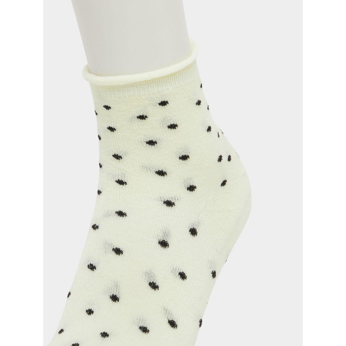 Styli Set of 5 - Polka Dot Print Crew Socks-women-socksandstockings-image-3