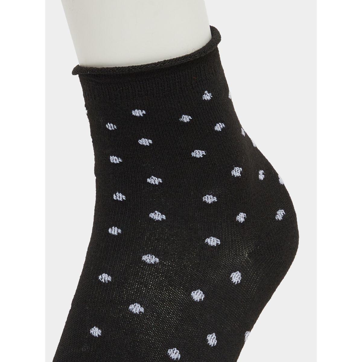 مجموعة من 5 جوارب بطبعة نقاط بولكا-women-socksandstockings-image-5