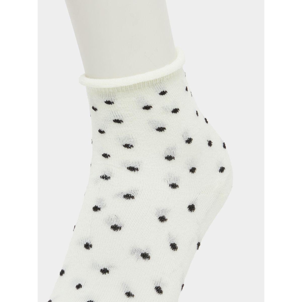 Styli Set of 5 - Polka Dot Print Crew Socks-women-socksandstockings-image-7