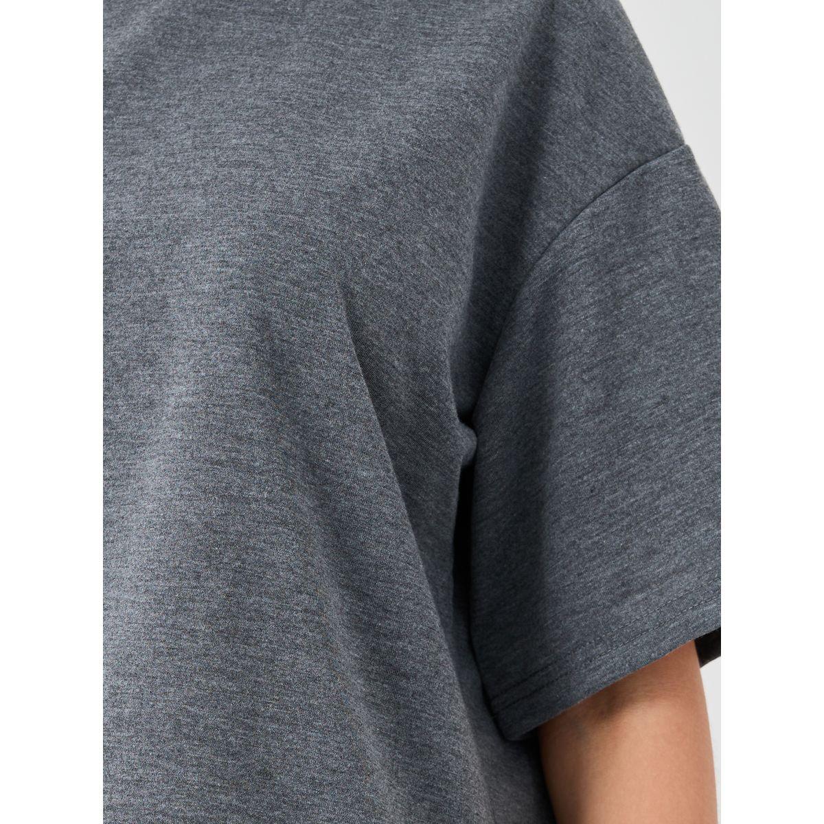 Styli Slogan Print Round Neck T-Shirt and Joggers Co-Ords-women-clothing-coordsets-image-4