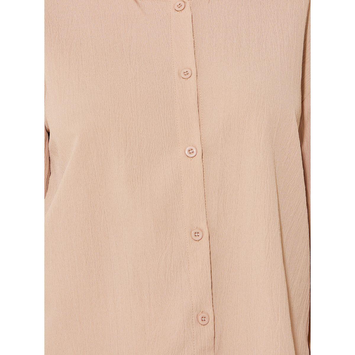 Styli Solid Spread Collar Shirt and Skirt Co-Ords-women-clothing-coordsets-image-4