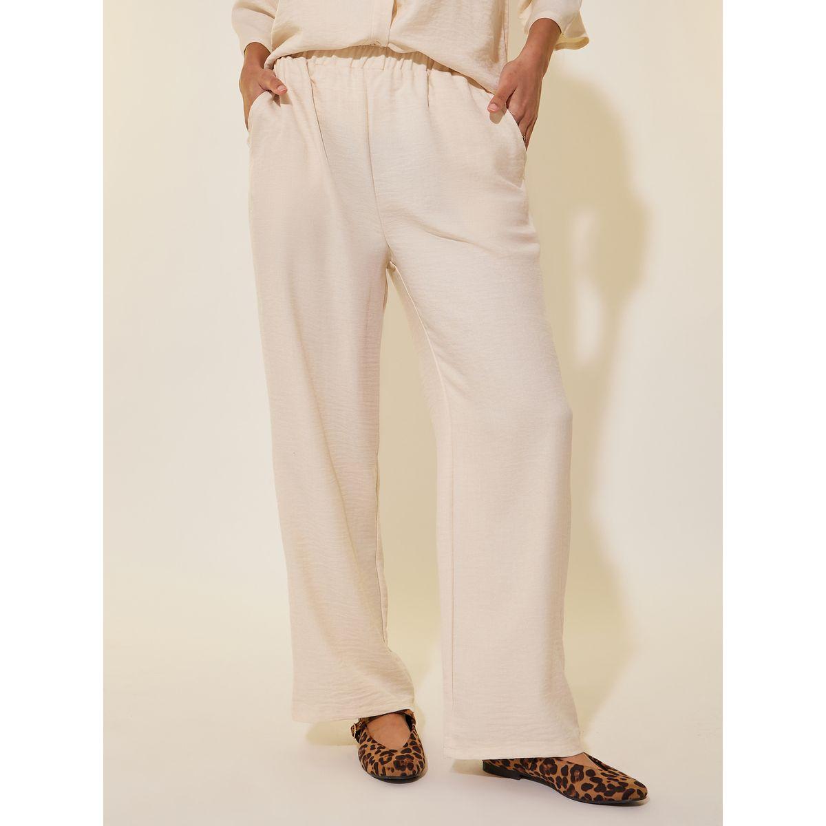 Styli Solid 3/4 Sleeve Pocket Detail Shirt and Pants Co-Ords-women-clothing-coordsets-image-6