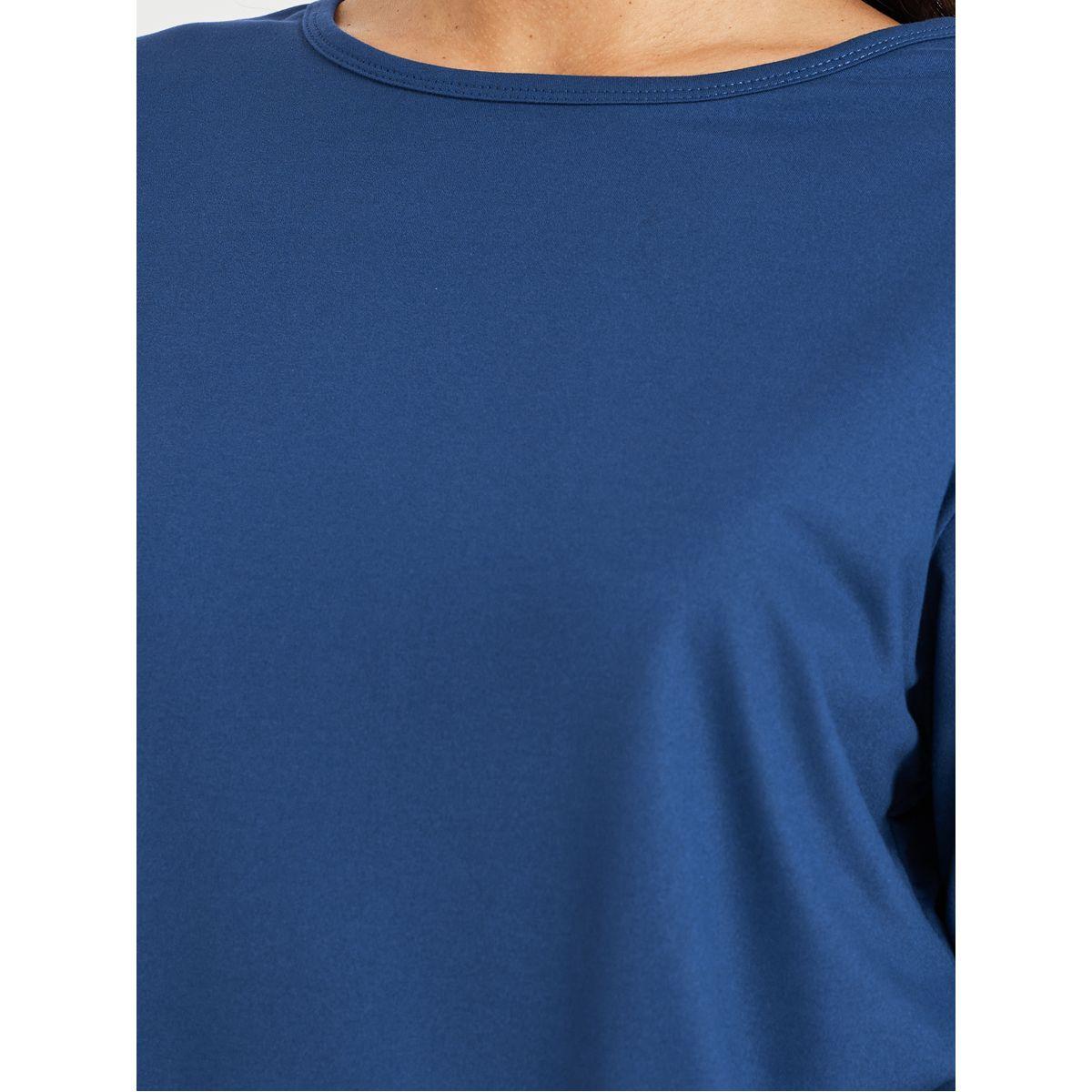 Styli Solid Short Sleeve T-Shirt and Leggings Co-Ords-women-clothing-coordsets-image-4