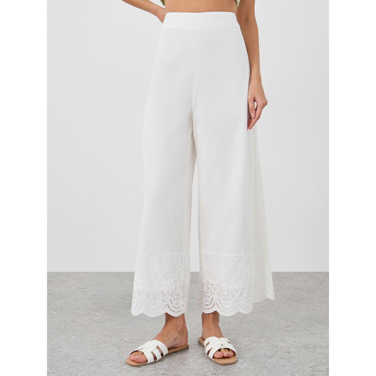 بنطال سادة شيفلي بأرجل واسعة-women-clothing-bottoms-trousers-image-3