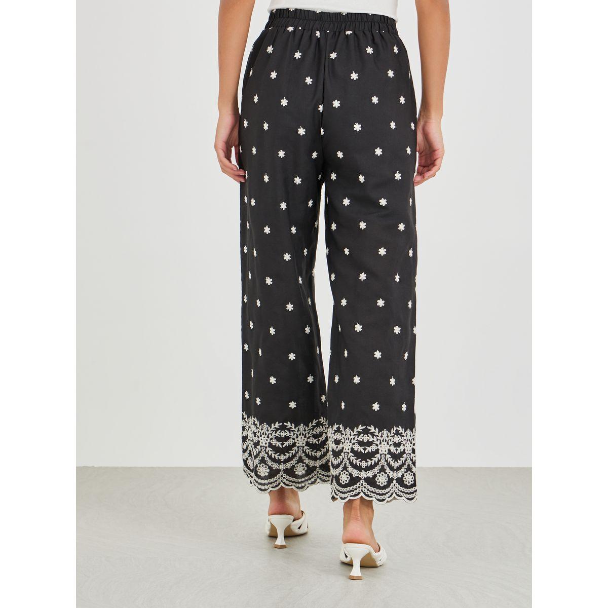 بنطال بأرجل واسعة وحافة بدانتيل-women-clothing-bottoms-trousers-image-5