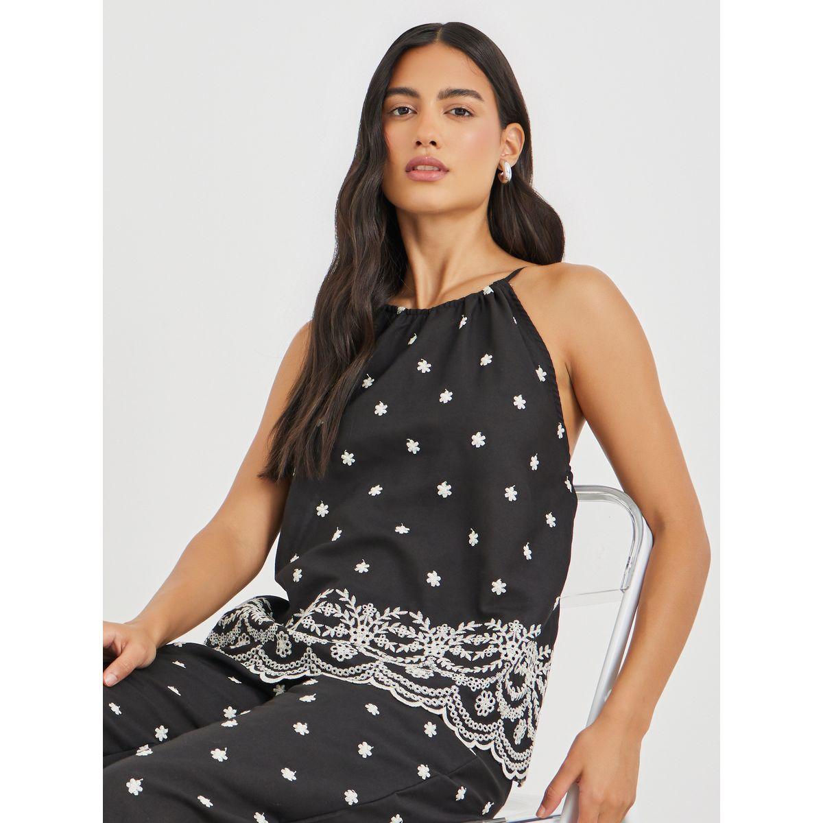 Styli Embroidered Strappy Top-women-clothing-shirtsandblouses-blouses-image-1