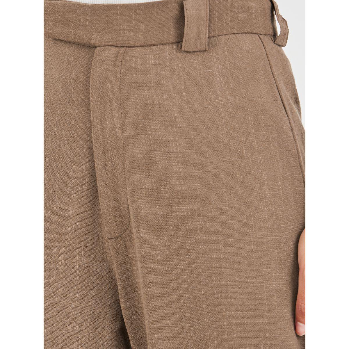 Styli Solid Mid Rise Wide Leg Pants-women-clothing-bottoms-trousers-image-4