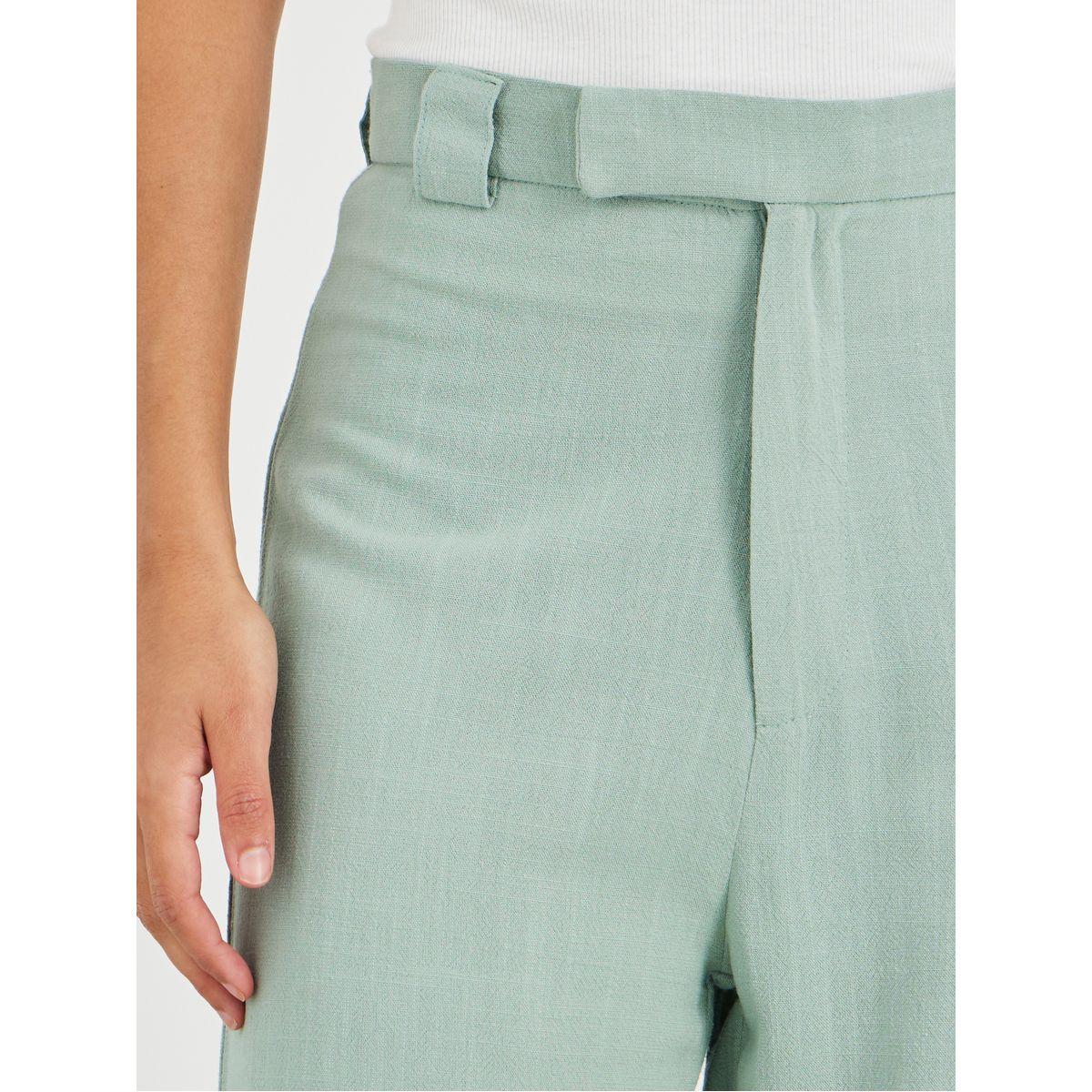 بنطال بأرجل واسعة وخصر متوسط-women-clothing-bottoms-trousers-image-3