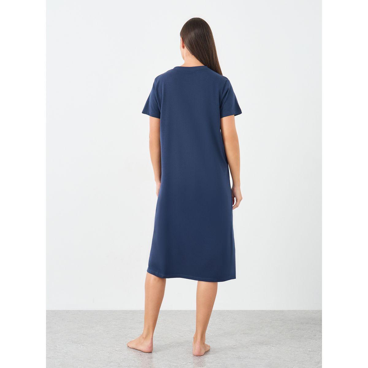 قميص نوم مُطبع بتفاصيل جيوب-women-clothing-nightwear-nighties-image-4