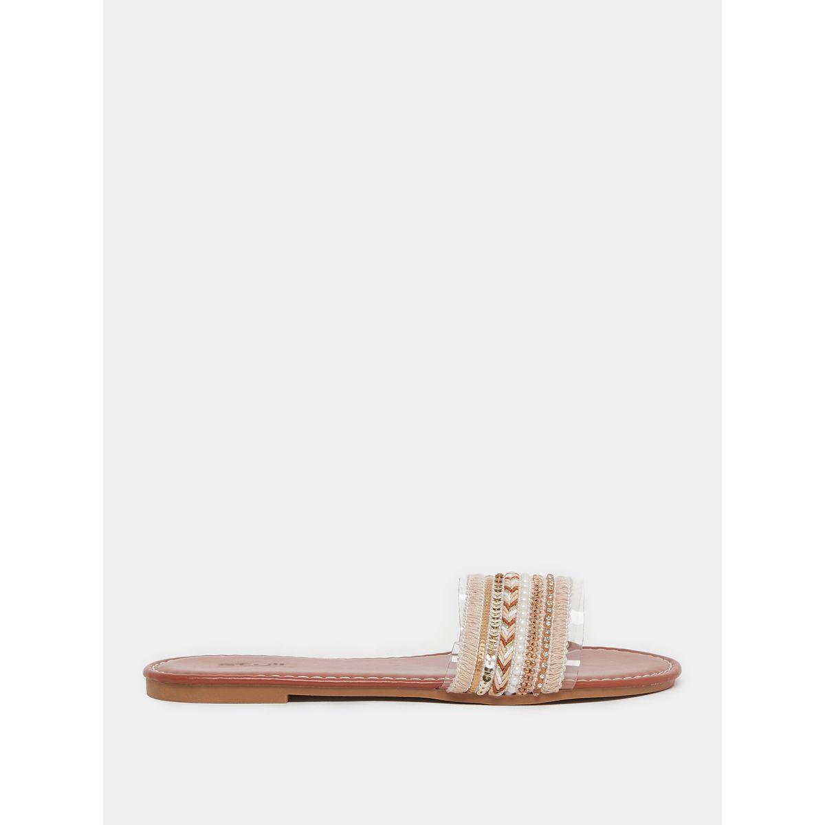صندل فلات منمق-women-shoes-sandals-flats-image-1