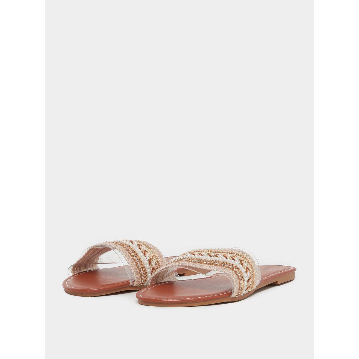 صندل فلات منمق-women-shoes-sandals-flats-image-2