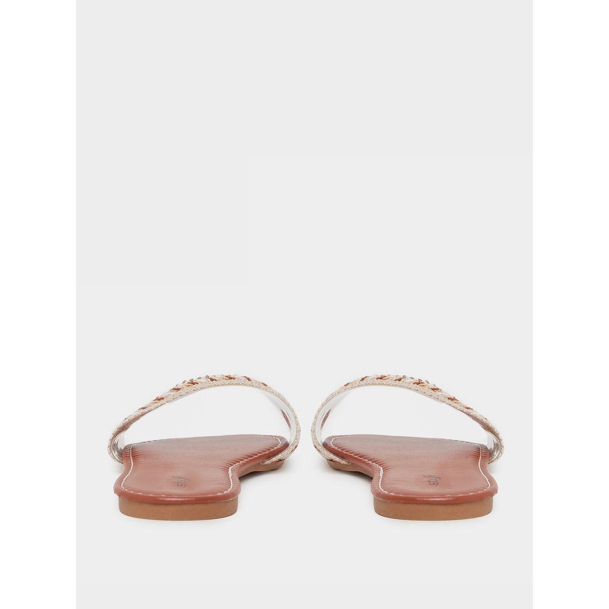Styli Embellished Flat Sandals-women-shoes-sandals-flats-image-4