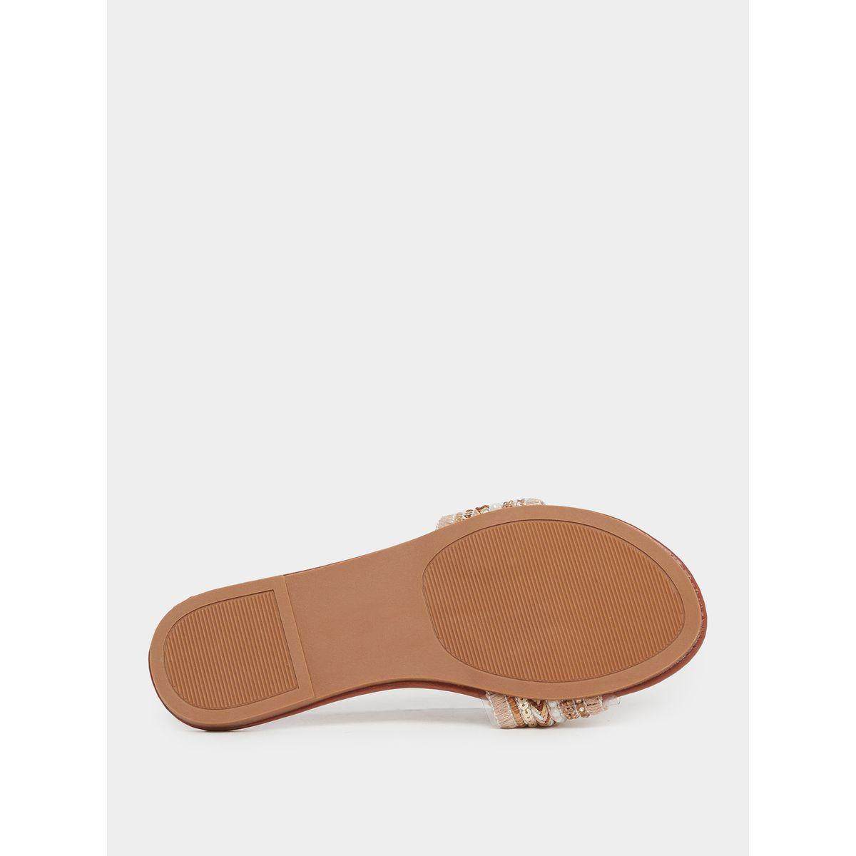 Styli Embellished Flat Sandals-women-shoes-sandals-flats-image-6
