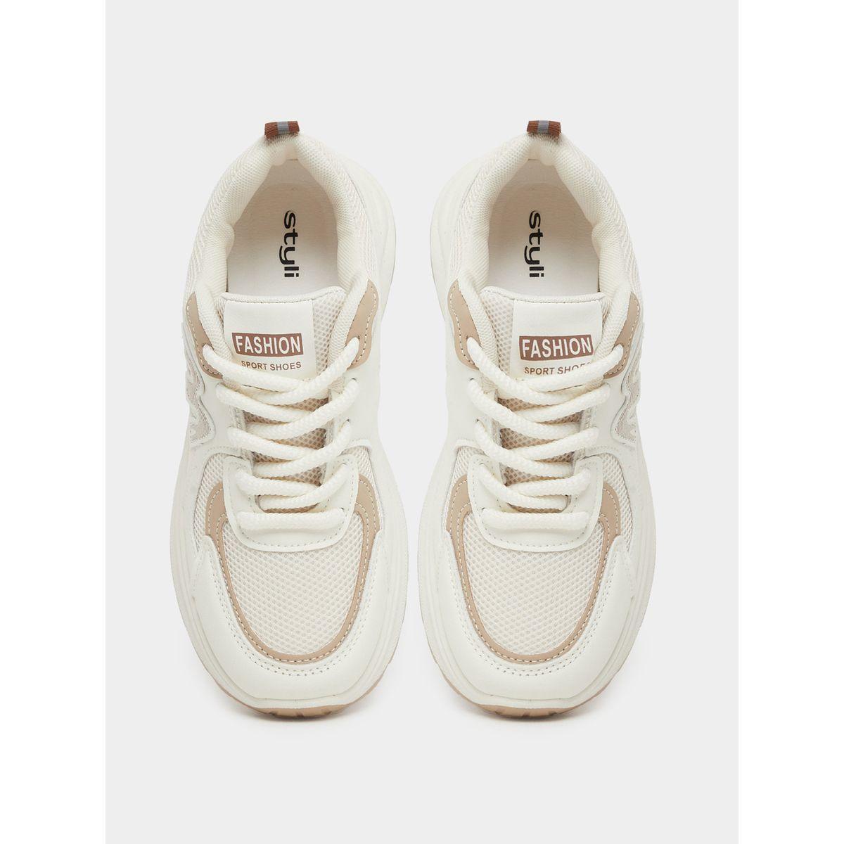 Styli Chunky Sole Lace Up Sneakers-women-shoes-sneakers-image-5