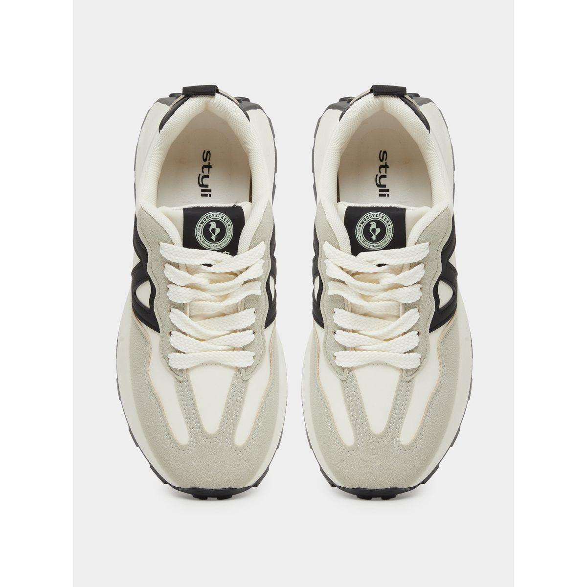 Styli Chunky Sole Lace Up Sneakers-women-shoes-sneakers-image-5