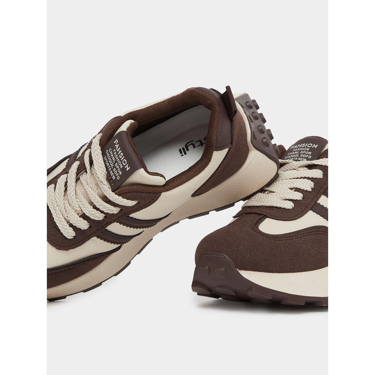 Styli Color Block Lace Up Sneakers-women-shoes-sneakers-image-3