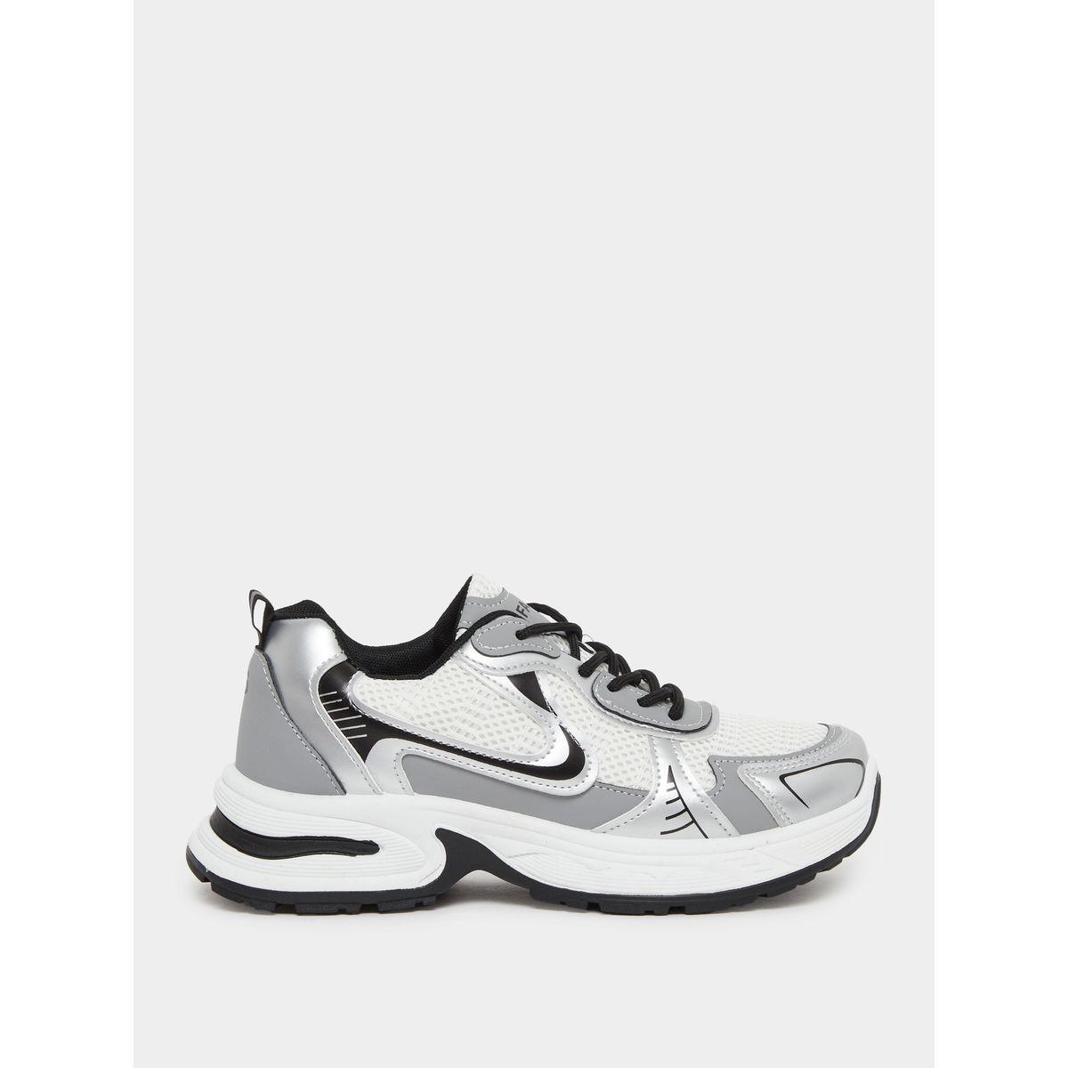 Styli Chunky Sole Lace Up Sneakers-women-shoes-sneakers-image-1