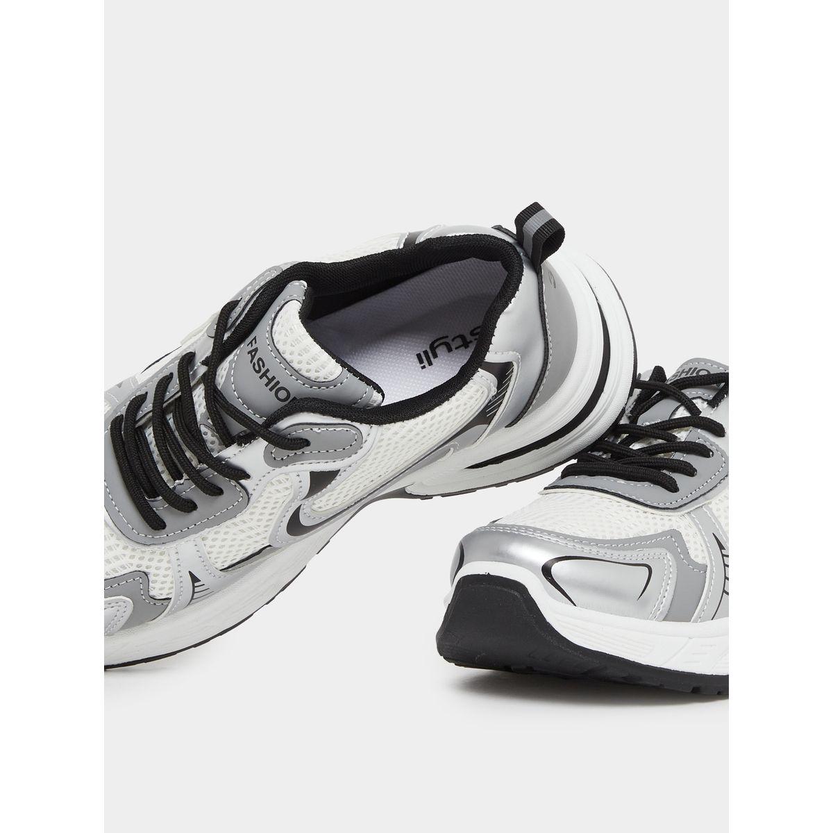 Styli Chunky Sole Lace Up Sneakers-women-shoes-sneakers-image-3