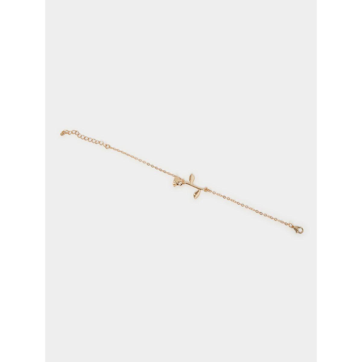 Styli Flower Accent Anklet with Lobster Clasp-women-watchesandjewellery-jewellery-anklets-image-2