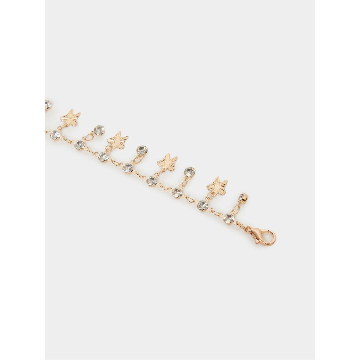 Styli Set of 2 - Faux Crystal Charm Anklet-women-watchesandjewellery-jewellery-anklets-image-3