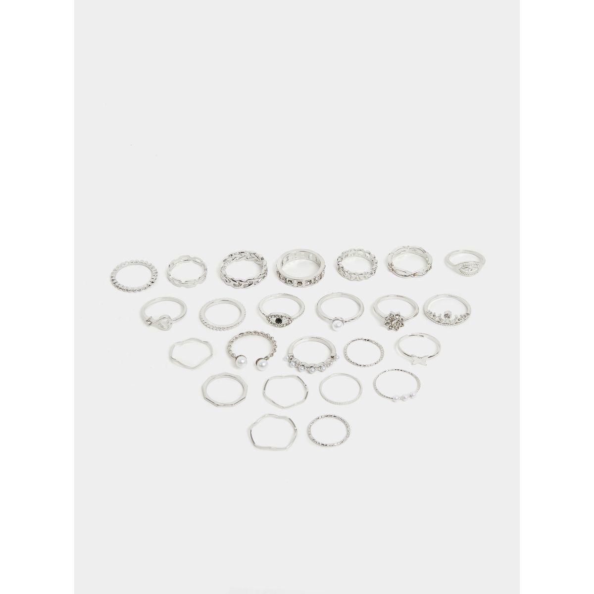 Styli Set of 24 - Multi Design Rings-women-watchesandjewellery-jewellery-rings-image-1