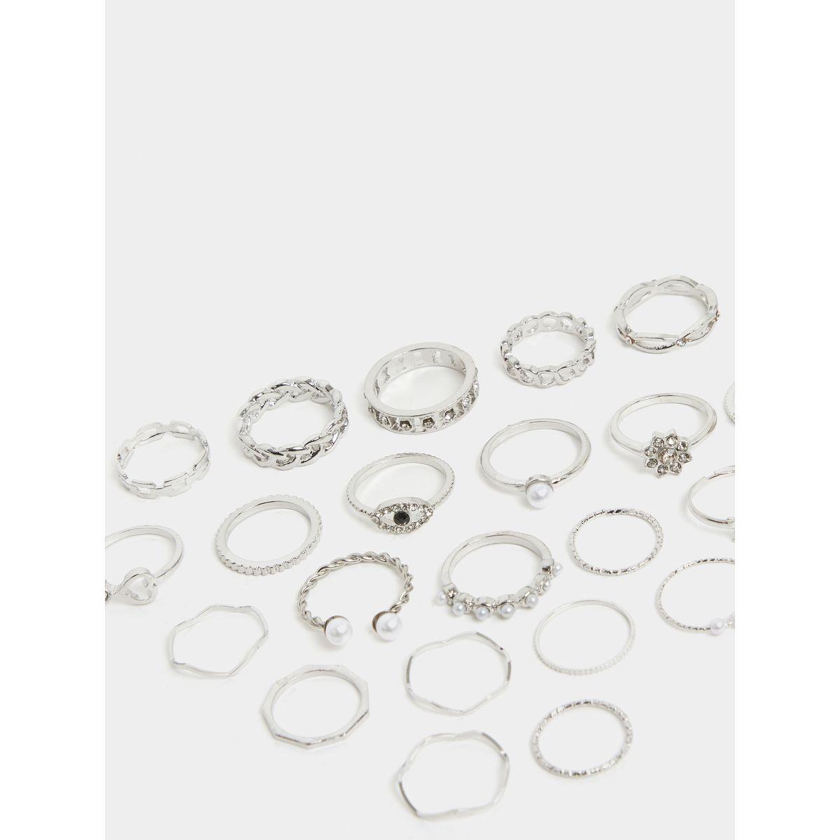 Styli Set of 24 - Multi Design Rings-women-watchesandjewellery-jewellery-rings-image-2