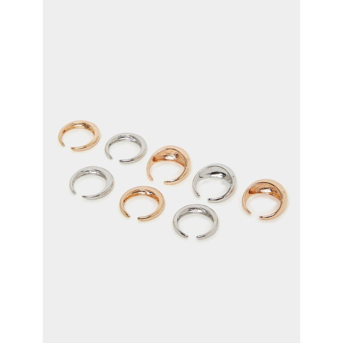 Styli Set of 8 - Plain Cuff Ring-women-watchesandjewellery-jewellery-rings-image-3