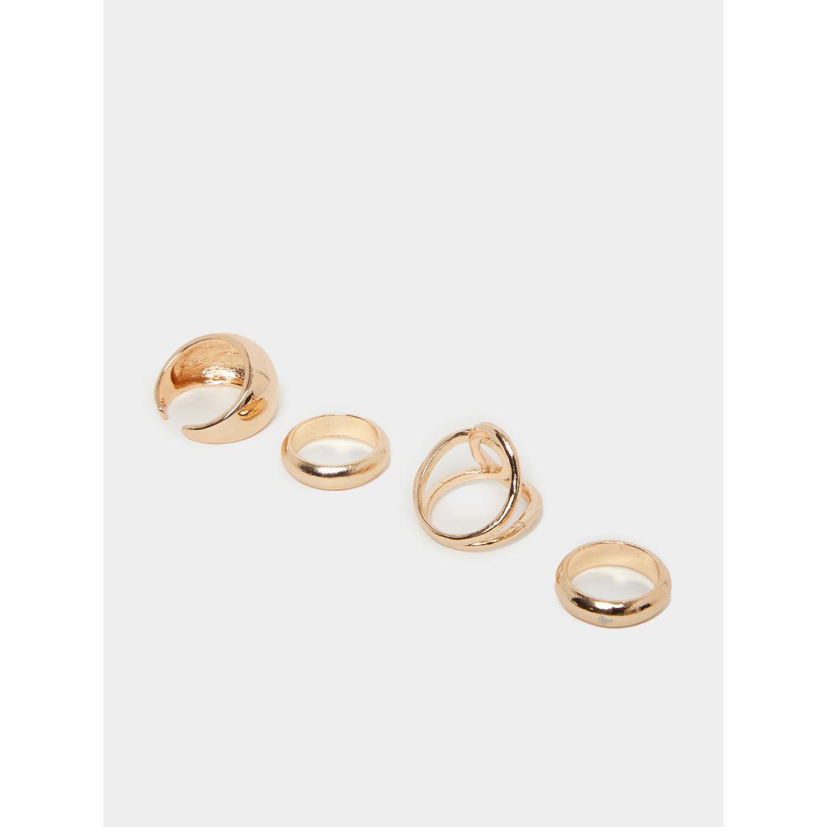 مجموعة من 4 خواتم كاجوال-women-watchesandjewellery-jewellery-rings-image-2