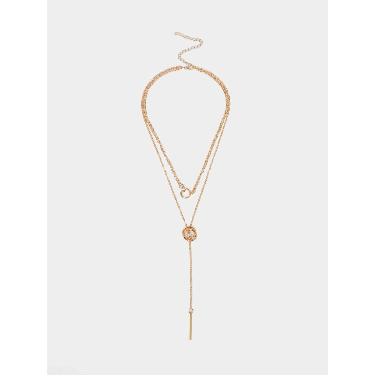 عقد سادة بطبقات ومشبك إغلاق لوبستر-women-watchesandjewellery-jewellery-necklacesandpendants-image-1