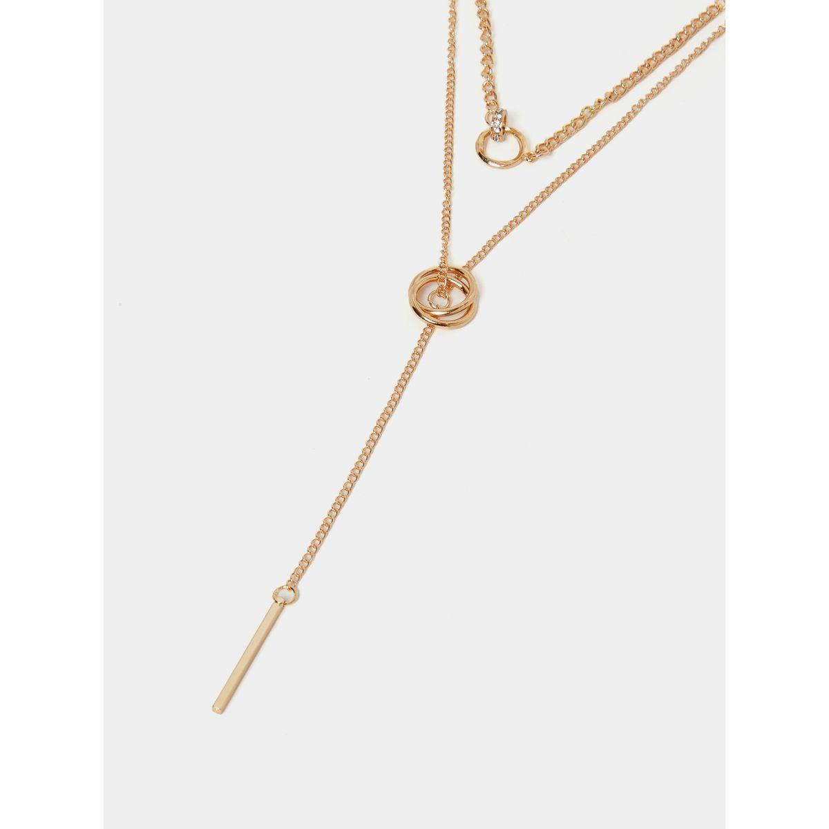 عقد سادة بطبقات ومشبك إغلاق لوبستر-women-watchesandjewellery-jewellery-necklacesandpendants-image-2
