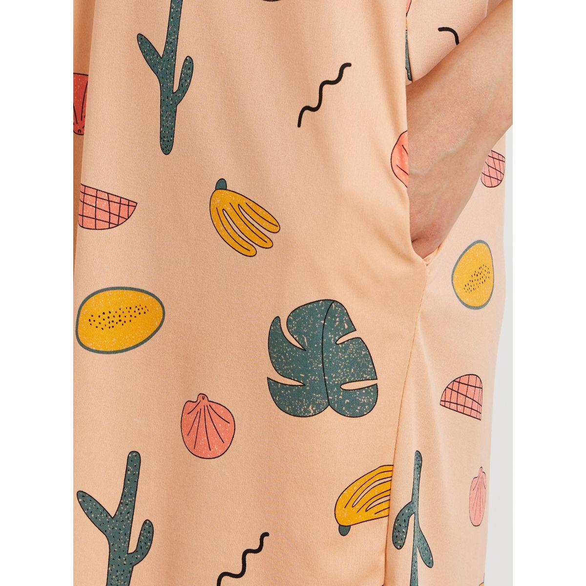 Styli All-Over Printed Short Sleeve Sleep T-Shirt-women-clothing-nightwear-nighties-image-3